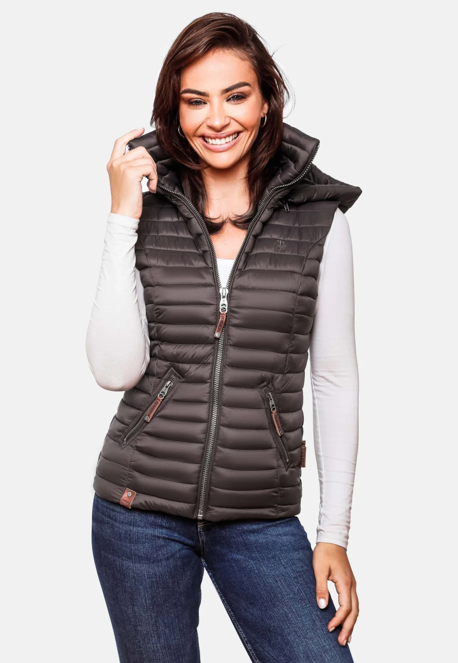 Navahoo Bodywarmers Bodywarmer Shadaa Dames Antraciet 5 Navahoo Bodywarmers Bodywarmer Shadaa Dames Antraciet - Afbeelding 5