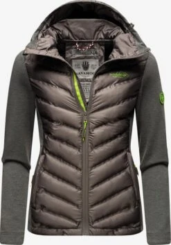 Navahoo Tussenjassen Tussenjas Nimm Mich Mit Dames Chocoladebruin / Donkergrijs