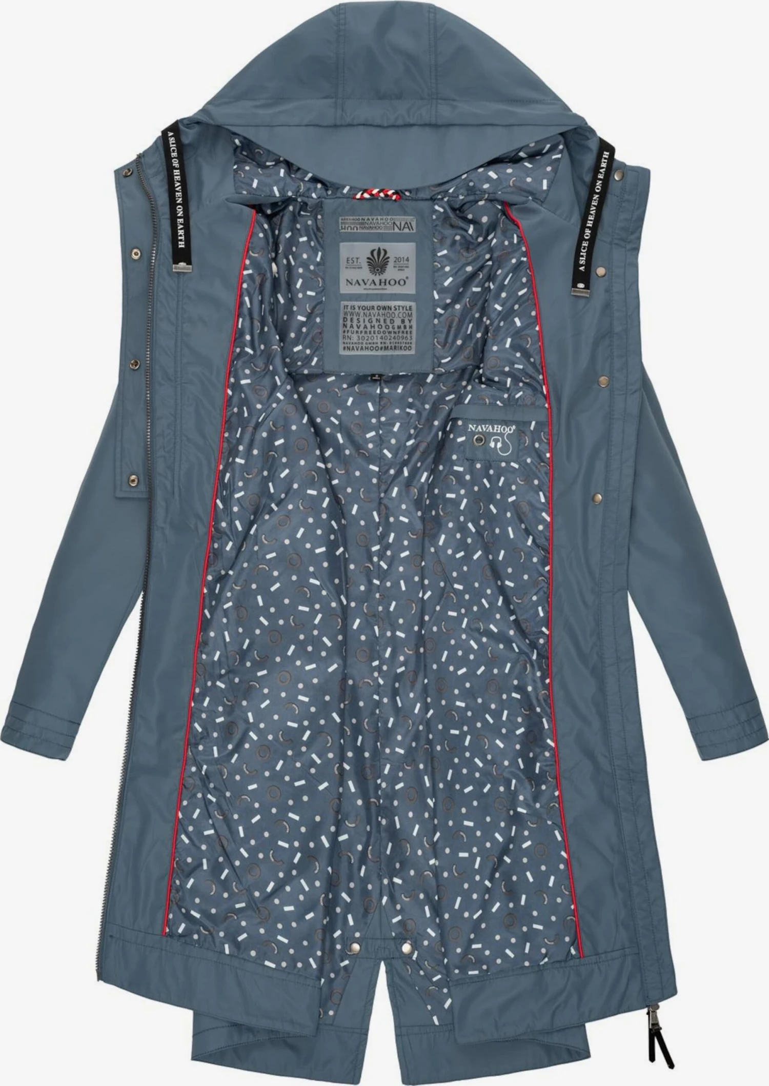 Navahoo Parkas Tussenparka Josinaa Dames Pastelblauw 4 Navahoo Parkas Tussenparka Josinaa Dames Pastelblauw - Afbeelding 4