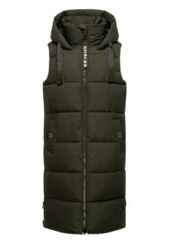Navahoo Schnuffelchen - Bodywarmer - Dark Olive