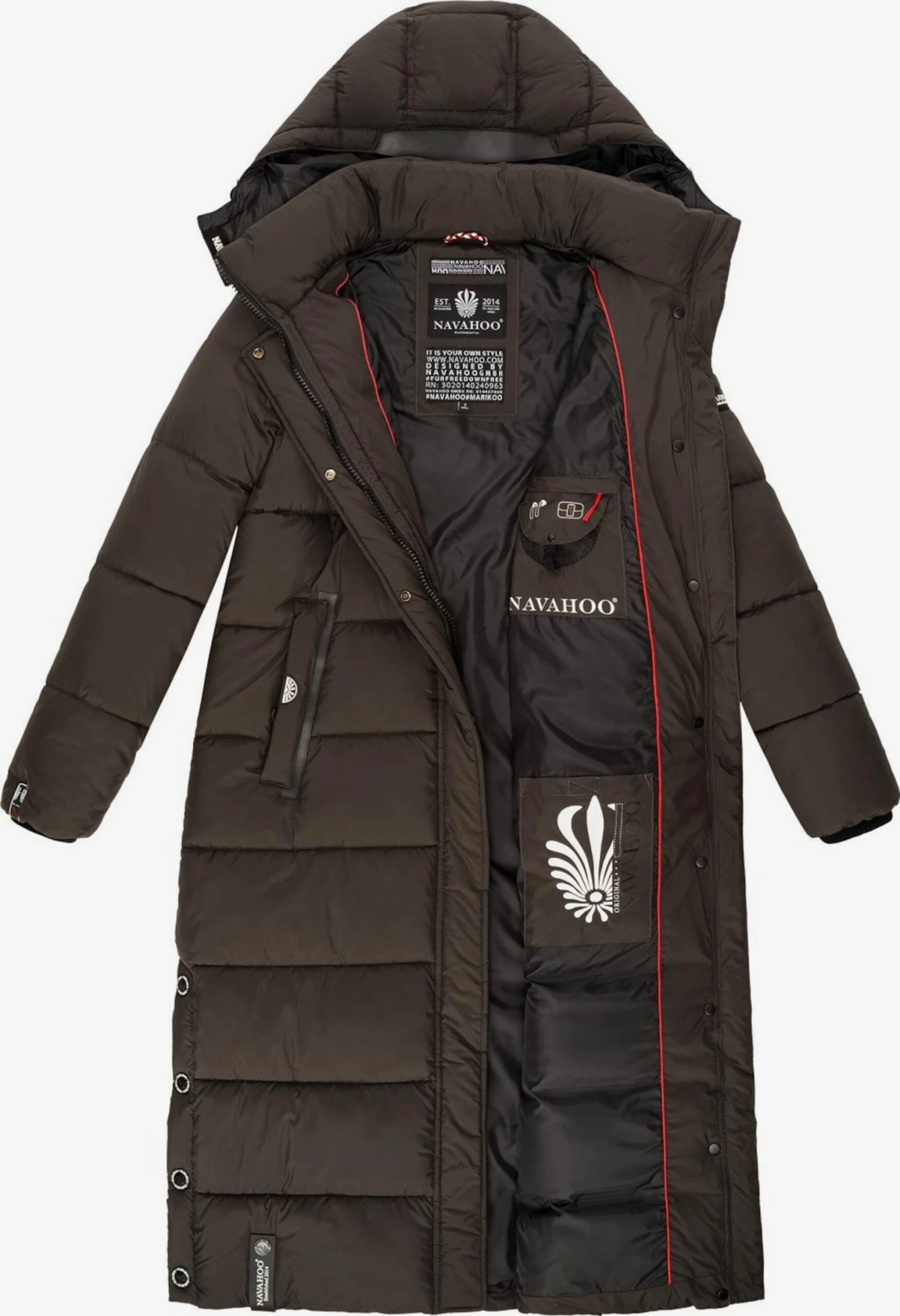 Navahoo Regenmantels Functionele Mantel Isalie Dames Antraciet 4 Navahoo Regenmantels Functionele Mantel Isalie Dames Antraciet - Afbeelding 4