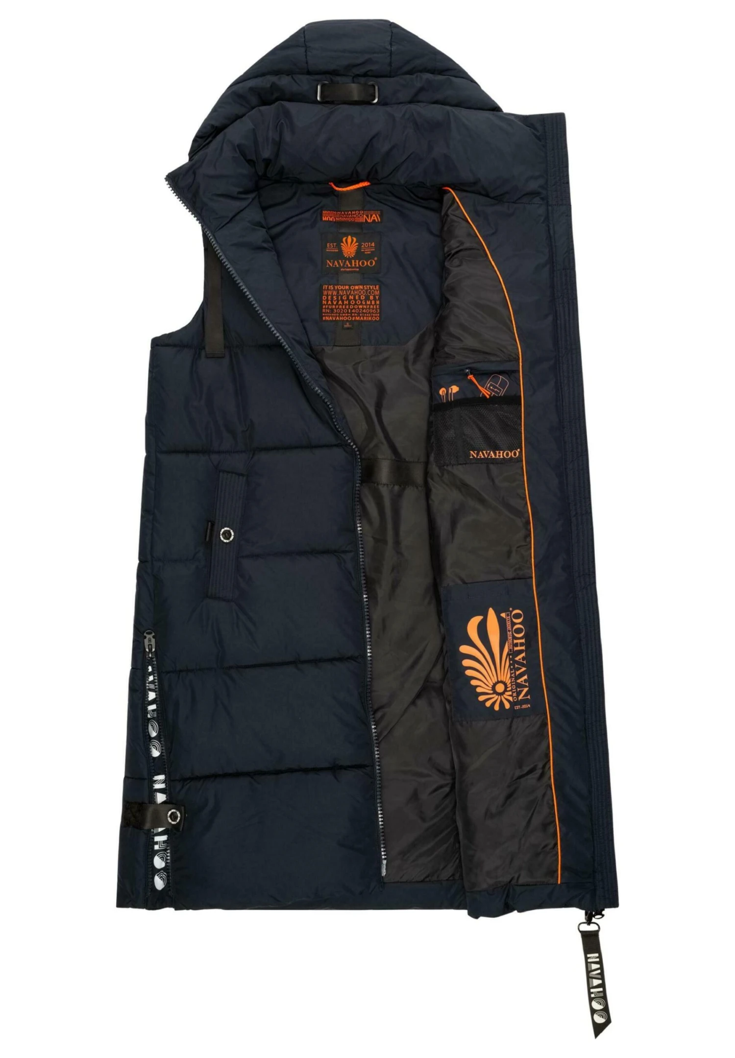 Navahoo Schnuffelchen - Bodywarmer - Navy 5 Navahoo Schnuffelchen - Bodywarmer - Navy - Afbeelding 5