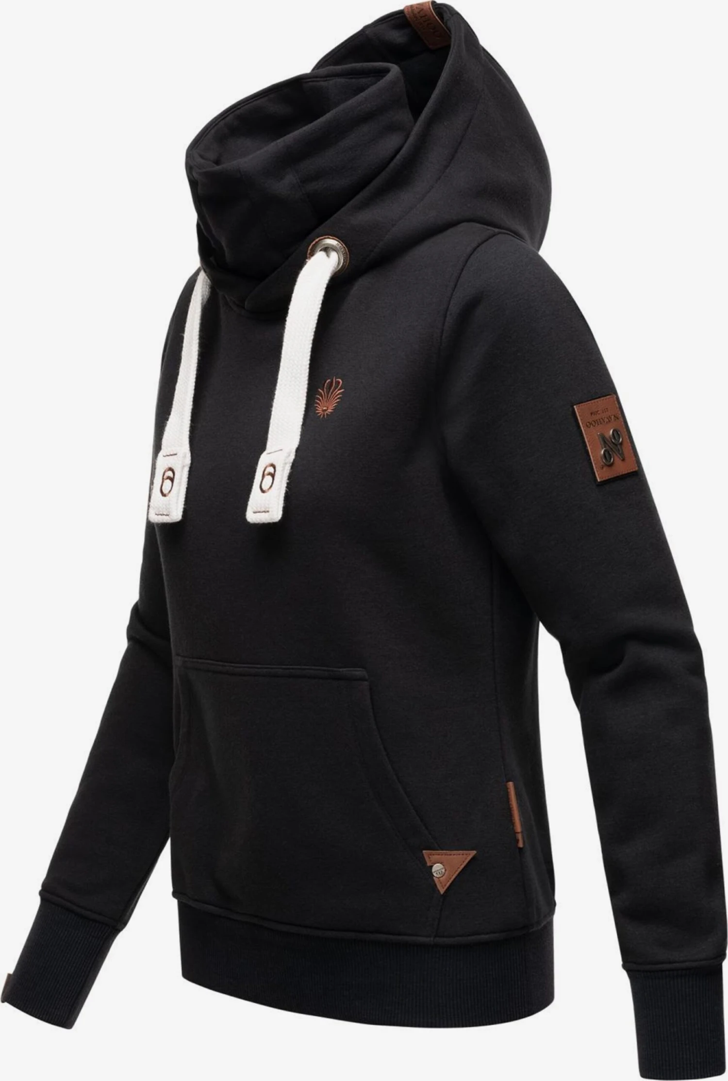 Navahoo Hoodies Sweatshirt Raniaa Dames Zwart 3 Navahoo Hoodies Sweatshirt Raniaa Dames Zwart - Afbeelding 3