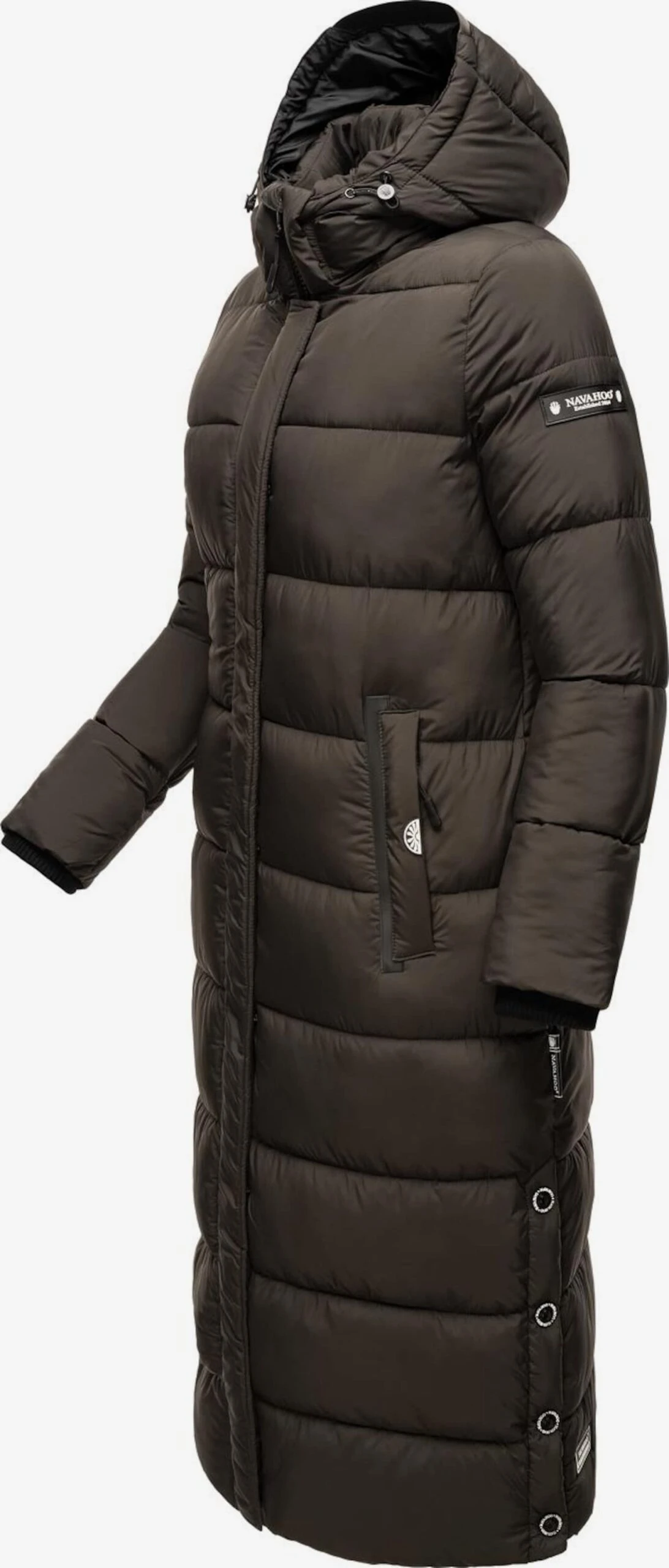 Navahoo Regenmantels Functionele Mantel Isalie Dames Antraciet 2 Navahoo Regenmantels Functionele Mantel Isalie Dames Antraciet - Afbeelding 2