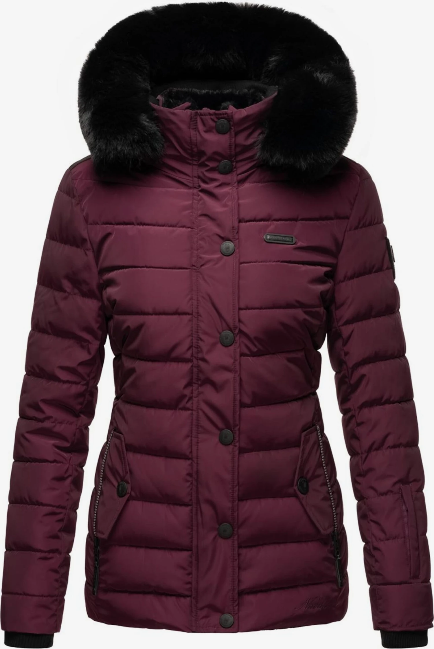 Navahoo Winterjassen Winterjas Milianaa Dames Aubergine