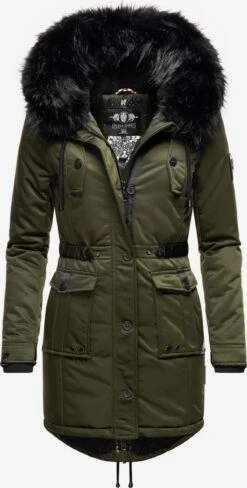 Navahoo Parkas Winterparka Luluna Dames Olijfgroen
