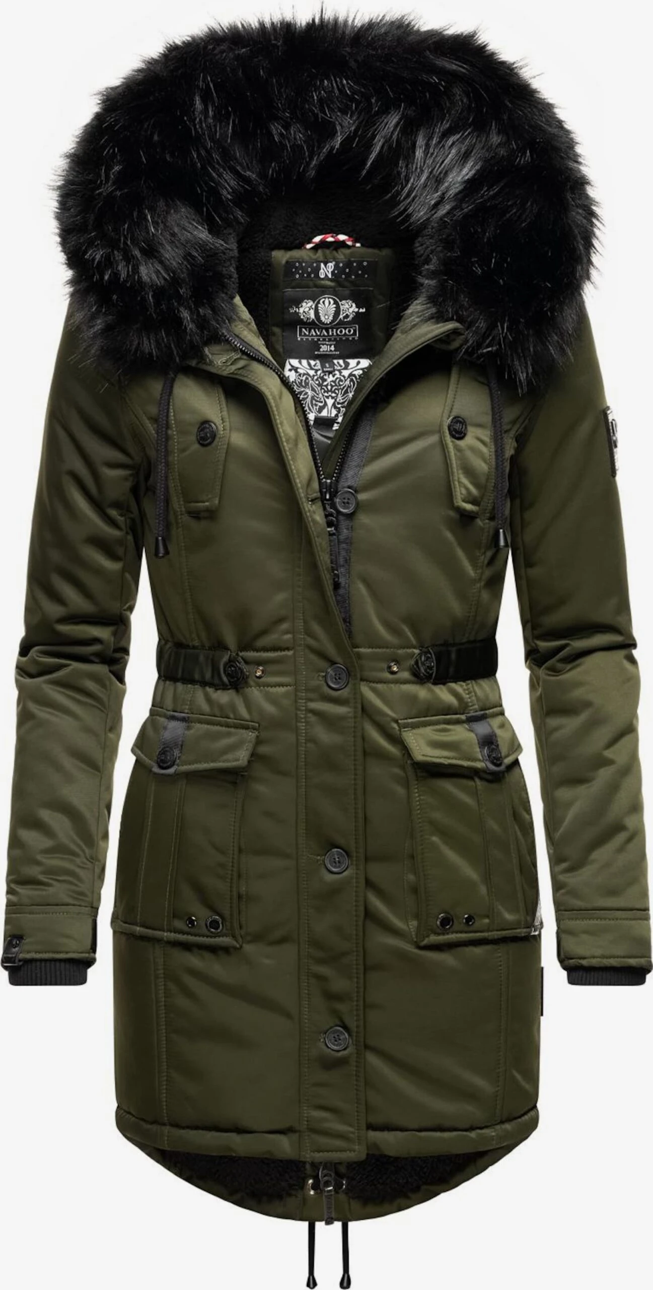 Navahoo Parkas Winterparka Luluna Dames Olijfgroen 1 Navahoo Parkas Winterparka Luluna Dames Olijfgroen