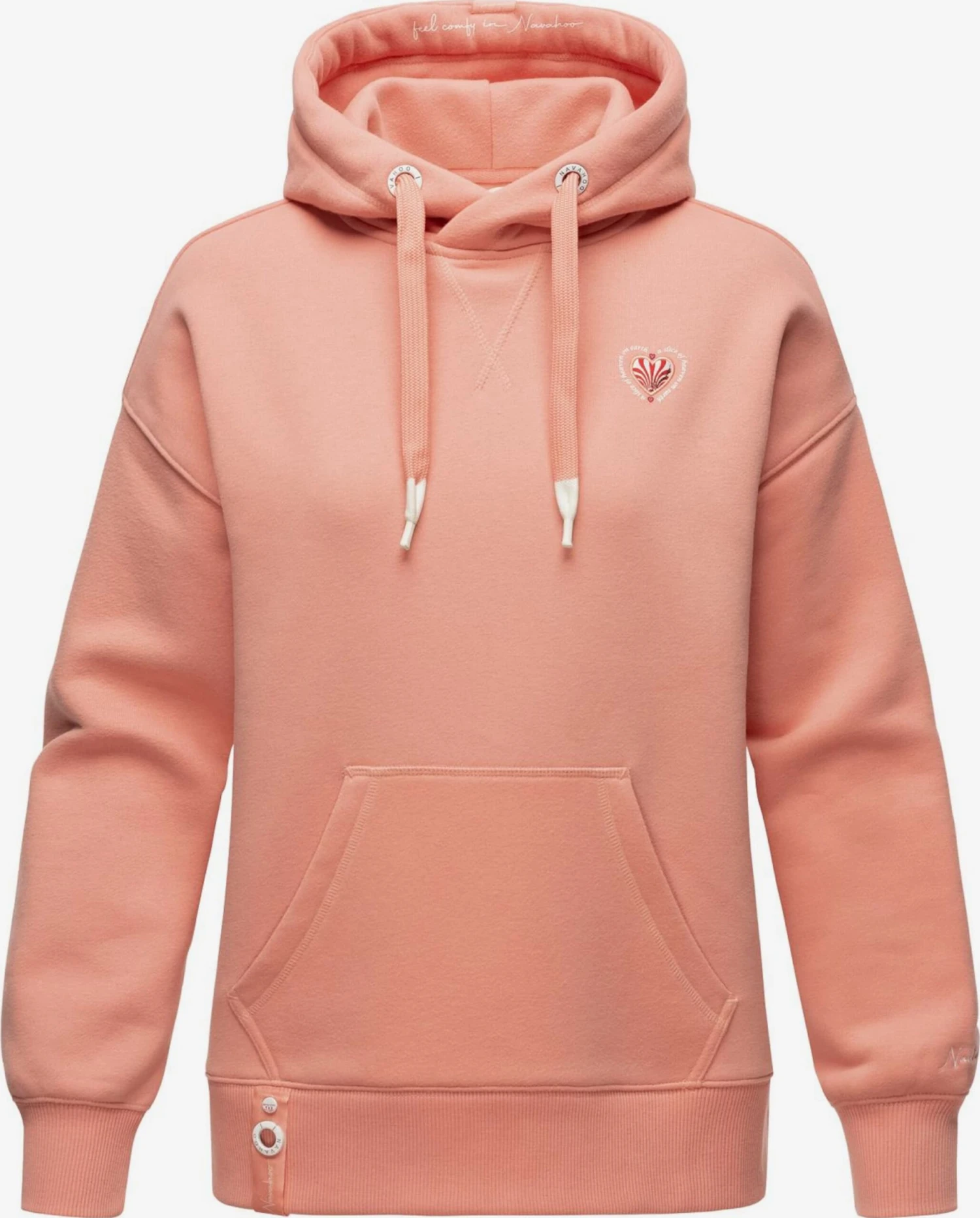 Navahoo Hoodies Sweatshirt Goldfee Dames Abrikoos