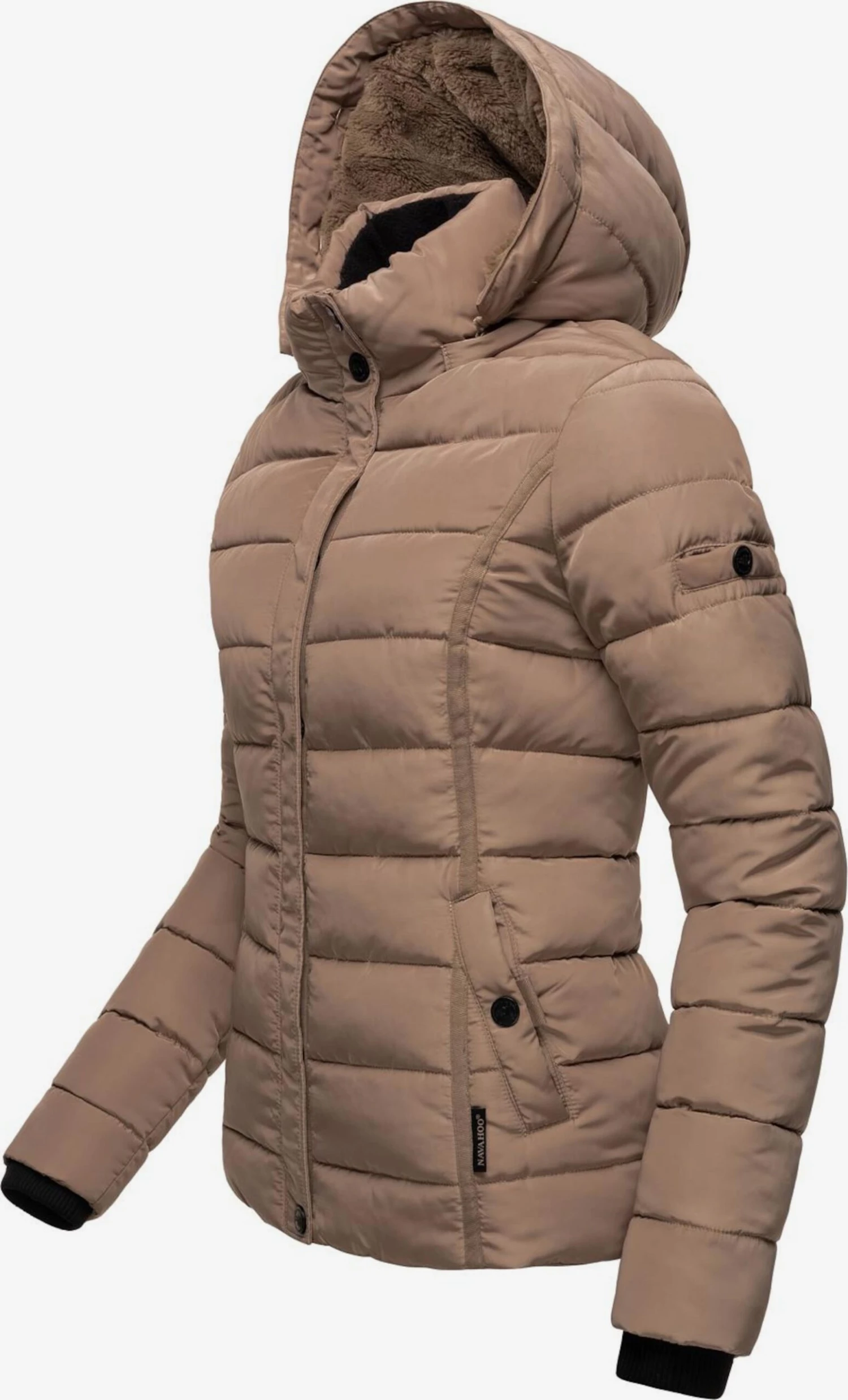 Navahoo Winterjassen Winterjas Miamor Dames Taupe 4 Navahoo Winterjassen Winterjas Miamor Dames Taupe - Afbeelding 4