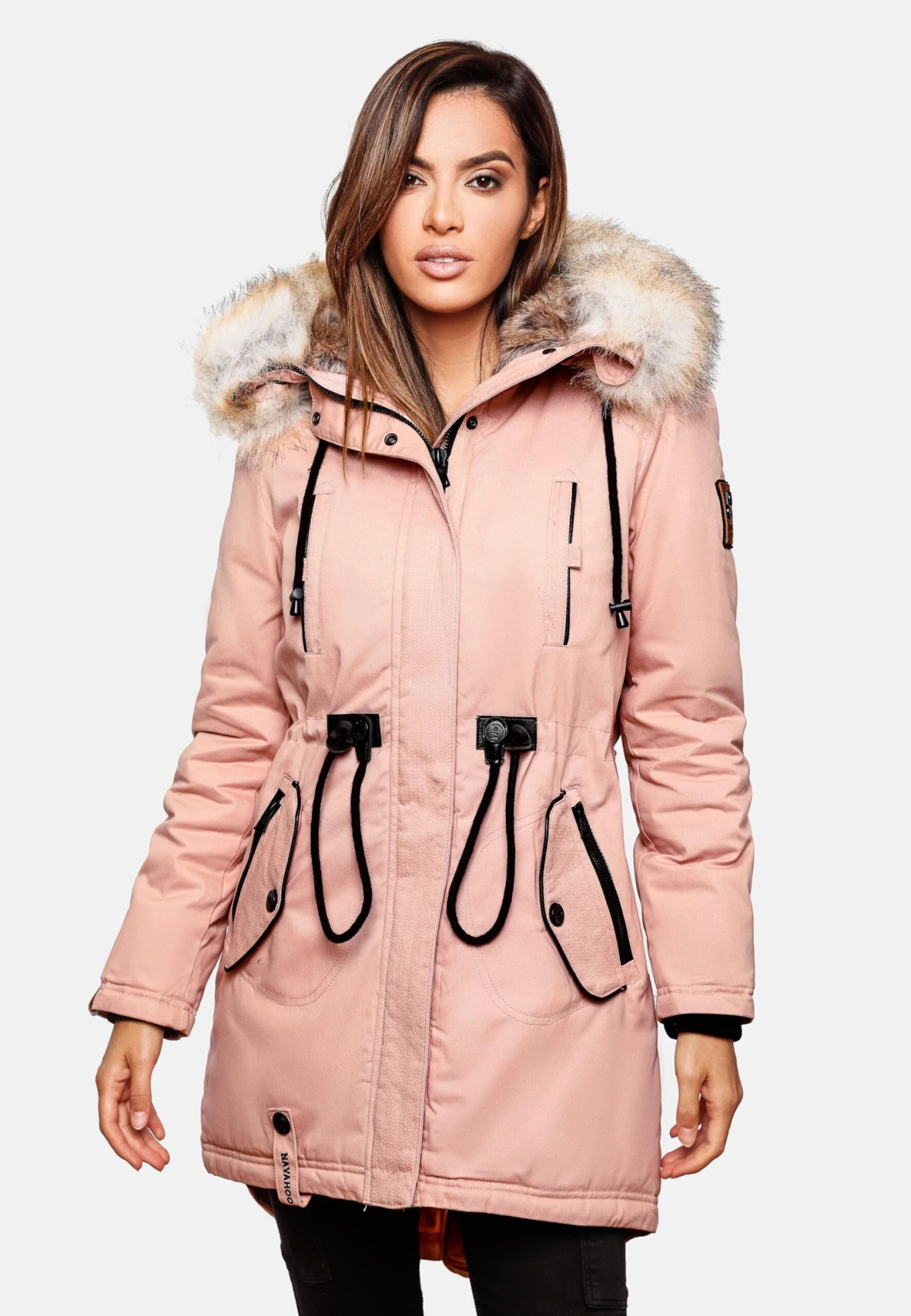 Navahoo Parkas Winterparka Bombii Dames Rosa 4 Navahoo Parkas Winterparka Bombii Dames Rosa - Afbeelding 4
