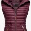 Navahoo Bodywarmers Bodywarmer Shadaa Dames Bordeaux