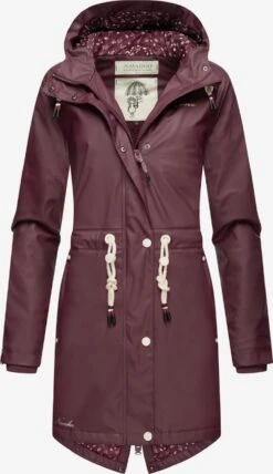 Navahoo Outdoor Jassen Functionele Jas Flower Of Ocean Dames Bordeaux