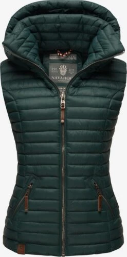 Navahoo Bodywarmers Bodywarmer Shadaa Dames Donkergroen