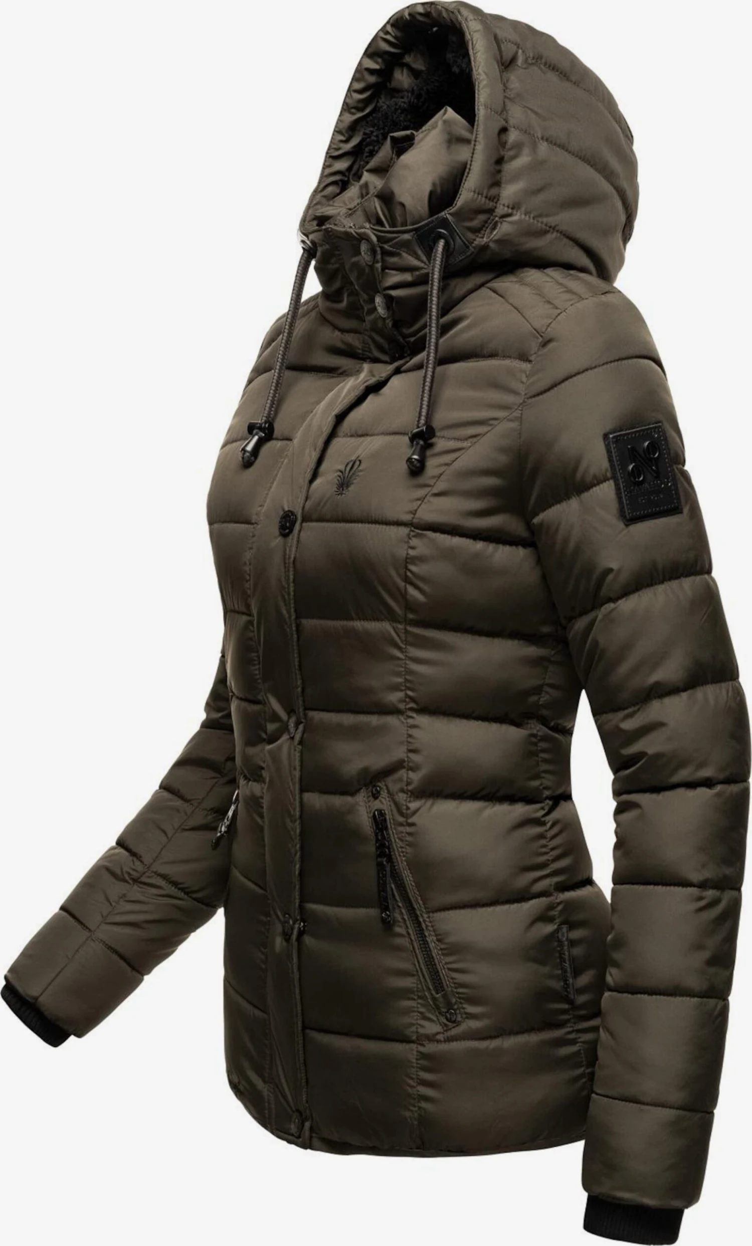 Navahoo Winterjassen Winterjas Zuckerbiene Dames Antraciet 4 Navahoo Winterjassen Winterjas Zuckerbiene Dames Antraciet - Afbeelding 4