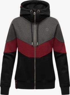 Navahoo Sweatvesten Sweatvest Honigperle Dames Zwart