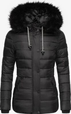 Navahoo Winterjassen Winterjas Zuckerbiene Dames Zwart