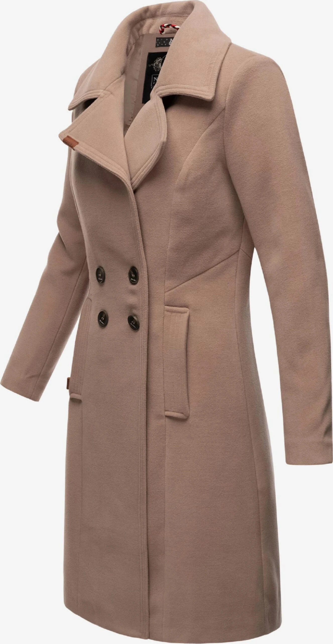 Navahoo Wintermantels Wintermantel Wooly Dames Beige 2 Navahoo Wintermantels Wintermantel Wooly Dames Beige - Afbeelding 2