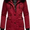 Navahoo Parkas Winterparka Luluna Dames Rood
