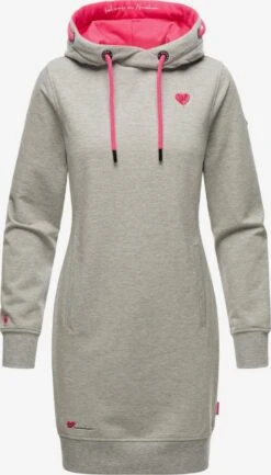 Navahoo Mini Jurken Jurk Dames Grijs Gemêleerd