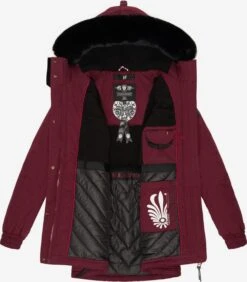 Navahoo Parkas Winterparka Dames Bordeaux -Navahoo edc05e6bc276c8b36d71a8deb65316af scaled