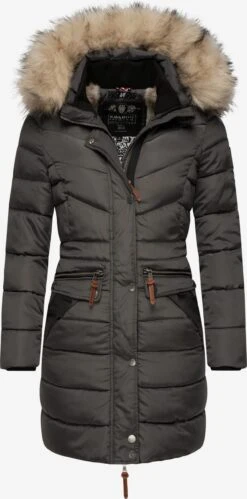 Navahoo Wintermantels Wintermantel Paula Dames Bruin