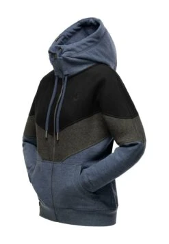 Navahoo Sweater Met Rits - Dusty Blue Melange -Navahoo f0cf8268a66b4454ab1e4048460f04c2