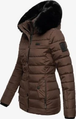 Navahoo Winterjassen Winterjas Milianaa Dames Chocoladebruin -Navahoo f31830075647a628281f55b1c85711ca scaled