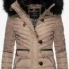 Navahoo Winterjassen Winterjas Wisteriaa Dames Lichtbruin