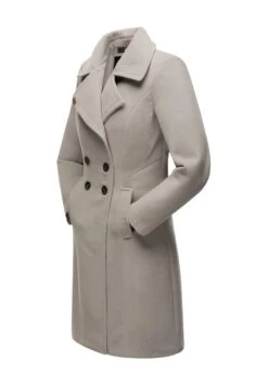 Navahoo Wooly - Halflange Jas - Zinc Grey -Navahoo fc839936644b4f4192d1da83a361408a scaled