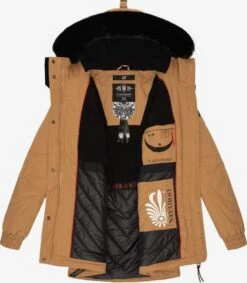 Navahoo Parkas Winterparka Dames Bruin -Navahoo fce5e9d9ca00400442851bb8aee9f432 scaled